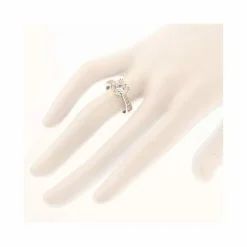 Solitaire diamants 2.68 carats en or blanc