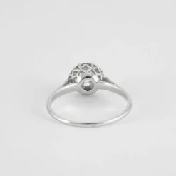 Solitaire en or gris, diamant