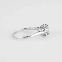 Solitaire en or gris, diamant