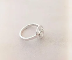 Solitaire Lilistone Diamant & Or Blanc