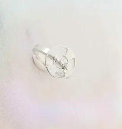 Solitaire Lilistone Diamant & Or Blanc