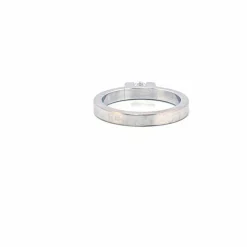 Solitaire Minimaliste Or Blanc 18k Diamant