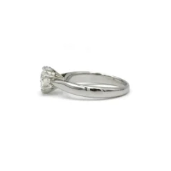 Solitaire or blanc 0,71 carat G SI2