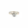 Solitaire Or Blanc Diamant