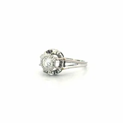 Solitaire Or Blanc & Diamant