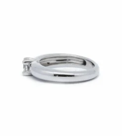 Solitaire Or blanc - Diamant de 0,45 carat