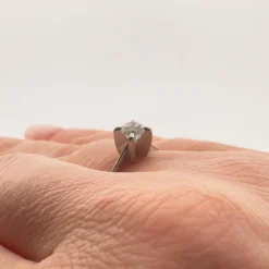 Solitaire Or Blanc & Diamant