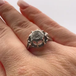 Solitaire Or Blanc & Diamant