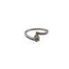 Solitaire Or Blanc Diamant