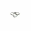 Solitaire Or Blanc Diamant