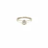 Solitaire Or Blanc Diamant