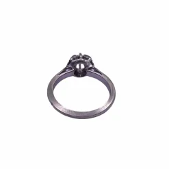 Solitaire Or Blanc Diamant