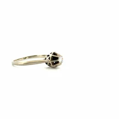 Solitaire Or Blanc Diamants
