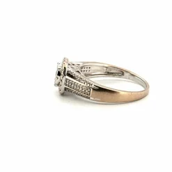 Solitaire Or Blanc Diamants