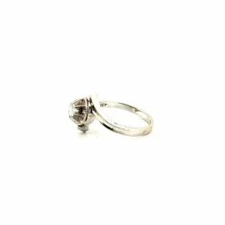 Solitaire Or Blanc Diamant
