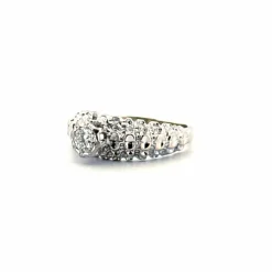 Solitaire Or blanc Diamants