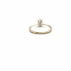 Solitaire Or Blanc Diamant