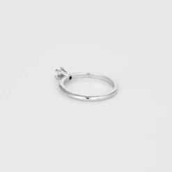 Solitaire or blanc Diamant