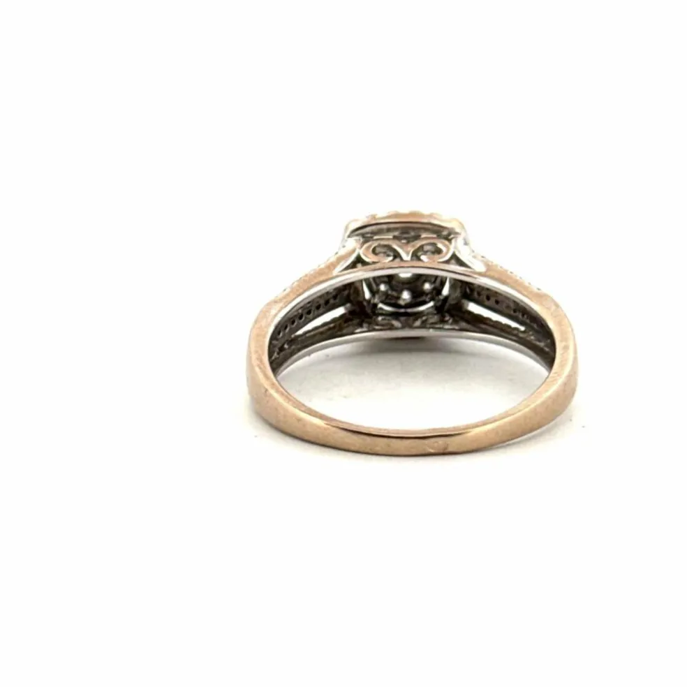 Solitaire Or Blanc Diamants