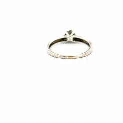 Solitaire Or Blanc Diamants