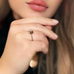 Solitaire Or Blanc Diamant