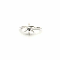 Solitaire Or Blanc 18k & Diamant