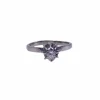 Solitaire Or Blanc 18k & Diamant