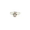 Solitaire Or Blanc 18k & Diamant