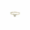 Solitaire Or Blanc 18k & Diamant