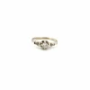 Solitaire Or Blanc 18k & Diamant