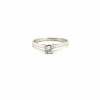 Solitaire Or Blanc 18k & Diamant