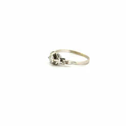 Solitaire Or Blanc 18k & Diamant