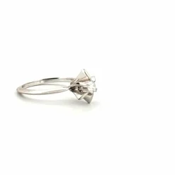 Solitaire Or Blanc 18k & Diamant