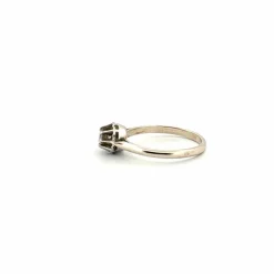 Solitaire Or Blanc 18k & Diamant