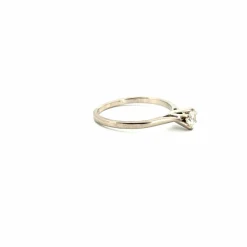 Solitaire Or Blanc 18k & Diamant