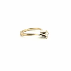 Solitaire Or Blanc 18k & Diamant