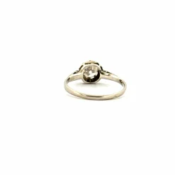 Solitaire Or Blanc 18k & Diamant