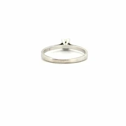 Solitaire Or Blanc 18k & Diamant