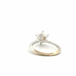 Solitaire Or Blanc 18k & Diamant