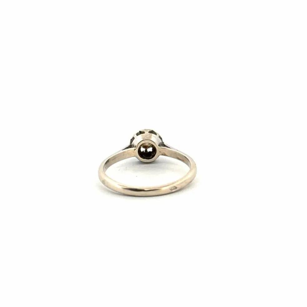 Solitaire Or Blanc 18k & Diamant