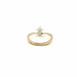 Solitaire Or Blanc 18k & Diamant