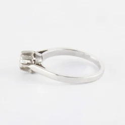 Solitaire Or Gris, diamant
