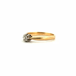 Solitaire Or Jaune & Diamant