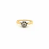 Solitaire Or Jaune diamant