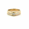 Solitaire Or Jaune Diamants