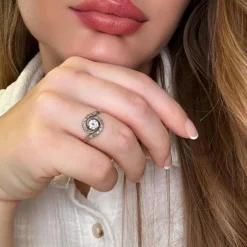 Solitaire or Jaune diamants