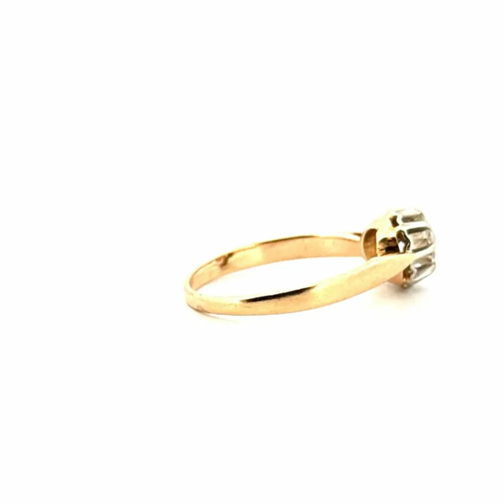 Solitaire Or Jaune Diamant
