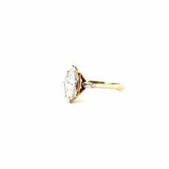 Solitaire Or Jaune Diamant