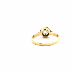 Solitaire Or Jaune Diamant