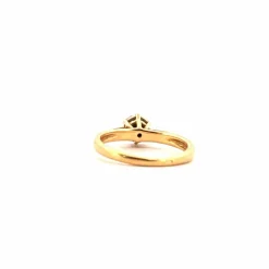 Solitaire Or Jaune Diamants